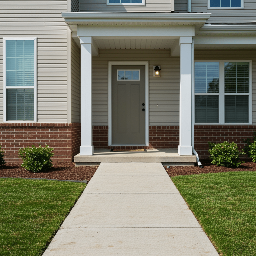 Pristine Fishers, IN home with restored entryway and spotless carpet, representing water damage restoration, carpet cleaning, and fire damage restoration services at 9810 Rawles Ave Indianapolis, IN 46229